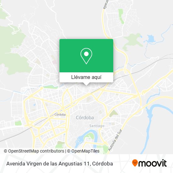 Mapa Avenida Virgen de las Angustias 11
