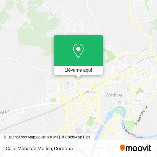 Mapa Calle María de Molina