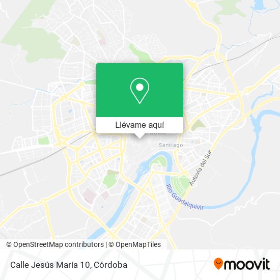 Mapa Calle Jesús María 10