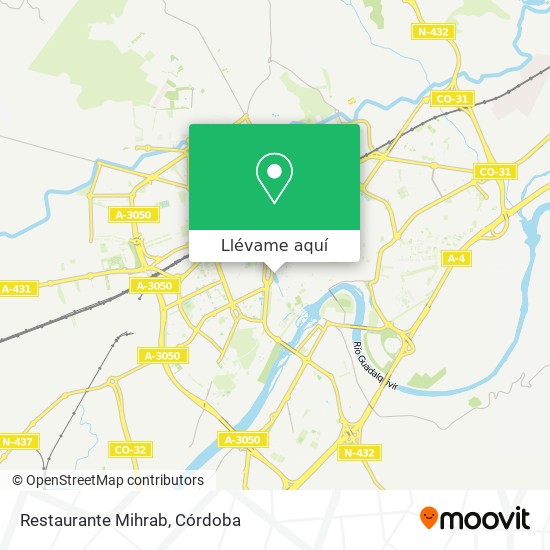 Mapa Restaurante Mihrab