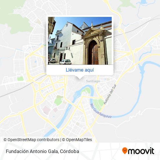 Mapa Fundación Antonio Gala