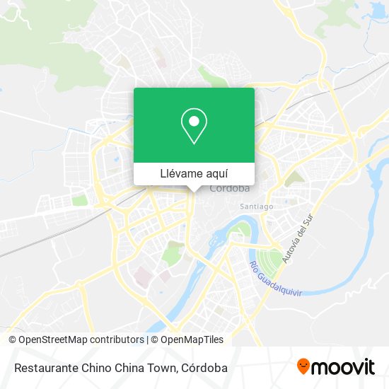 Mapa Restaurante Chino China Town