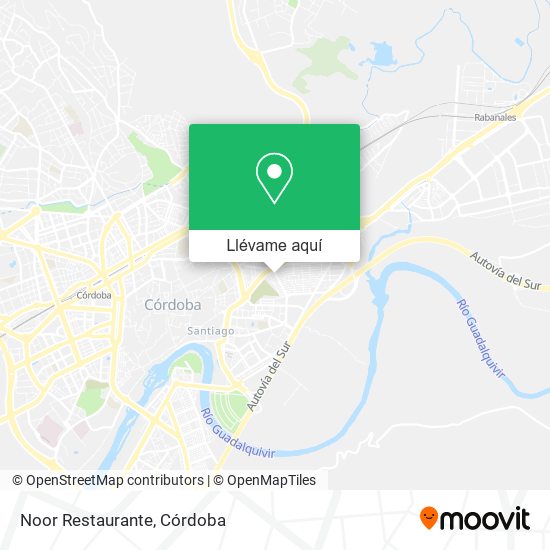 Mapa Noor Restaurante
