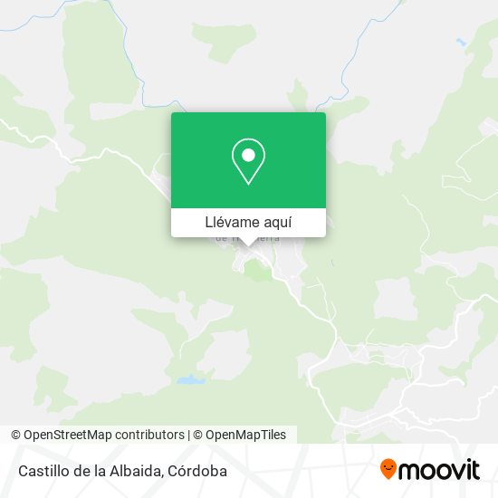 Mapa Castillo de la Albaida