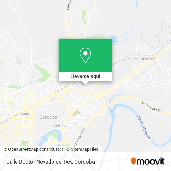 Mapa Calle Doctor Nevado del Rey