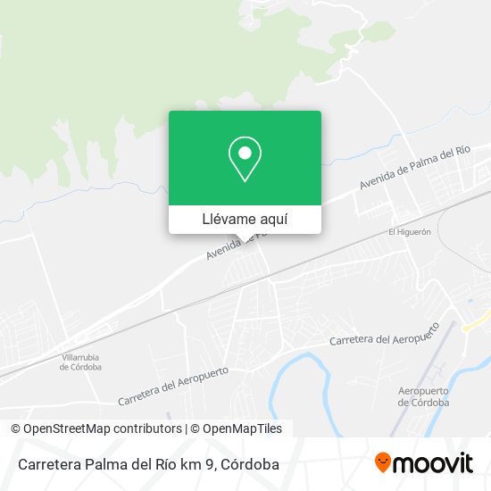 Mapa Carretera Palma del Río km 9