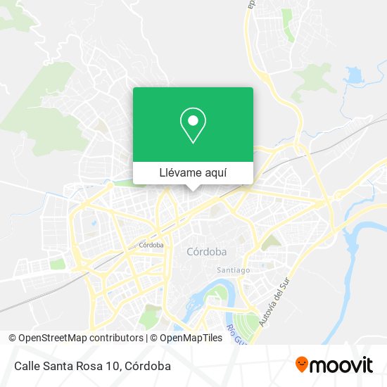 Mapa Calle Santa Rosa 10