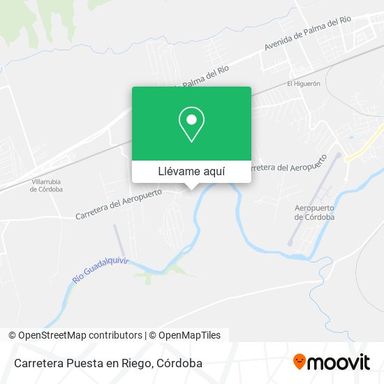 Mapa Carretera Puesta en Riego