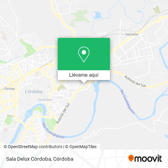 Mapa Sala Delux Córdoba