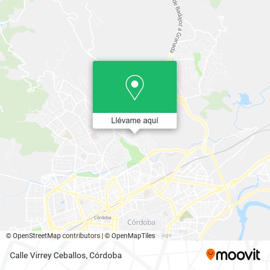 Mapa Calle Virrey Ceballos