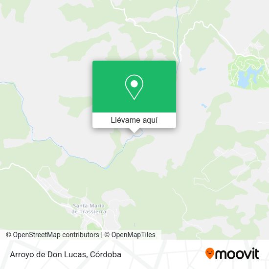 Mapa Arroyo de Don Lucas