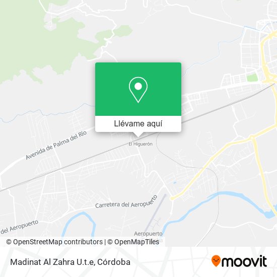 Mapa Madinat Al Zahra U.t.e