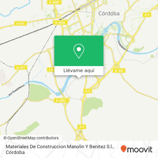 Mapa Materiales De Construccion Manolin Y Benitez S.l.