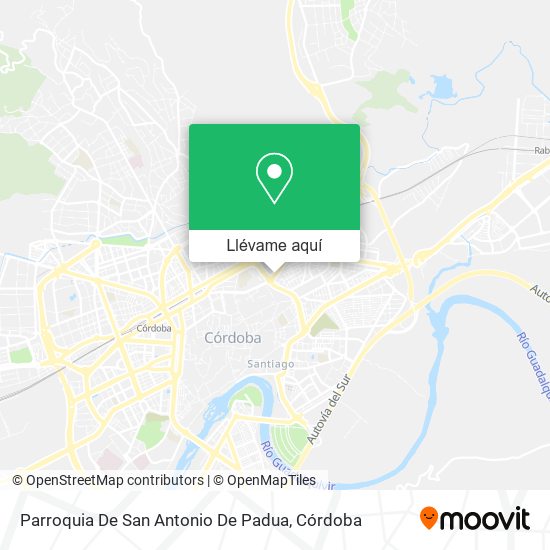 Mapa Parroquia De San Antonio De Padua