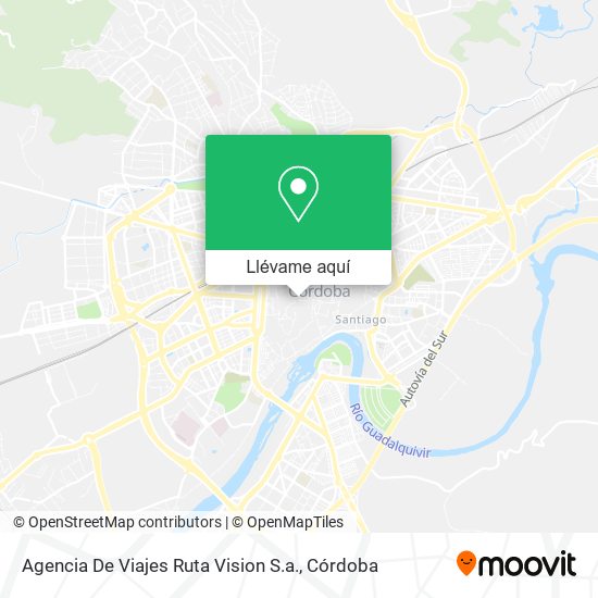 Mapa Agencia De Viajes Ruta Vision S.a.