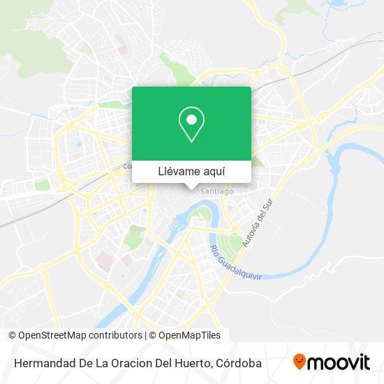 Mapa Hermandad De La Oracion Del Huerto