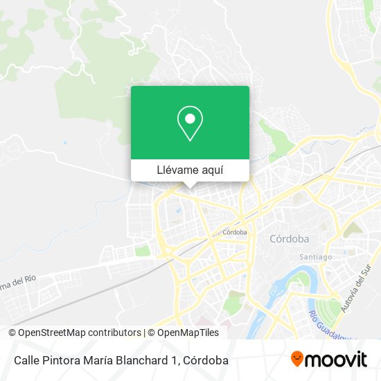 Mapa Calle Pintora María Blanchard 1