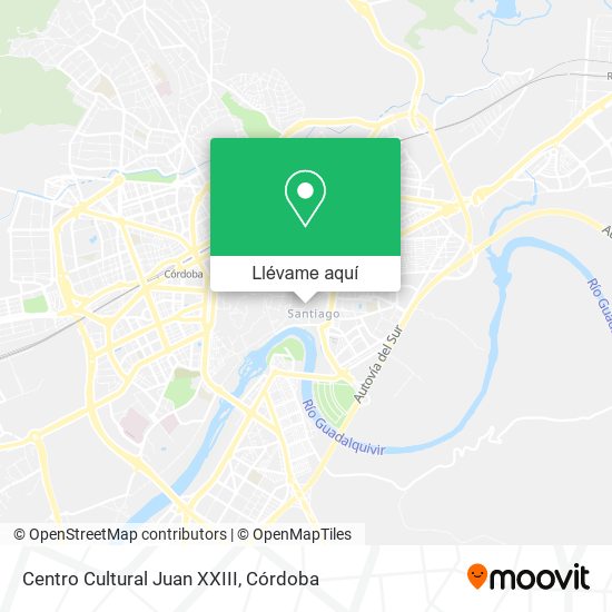 Mapa Centro Cultural Juan XXIII