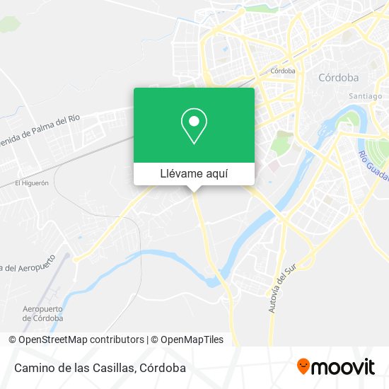 Mapa Camino de las Casillas