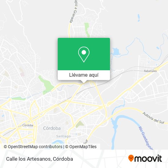 Mapa Calle los Artesanos