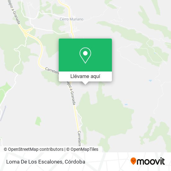 Mapa Loma De Los Escalones