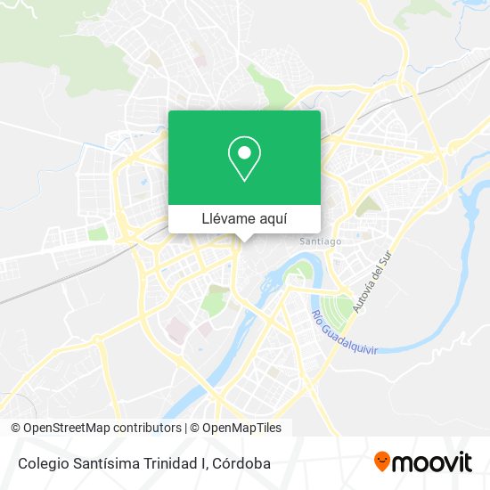 Mapa Colegio Santísima Trinidad I