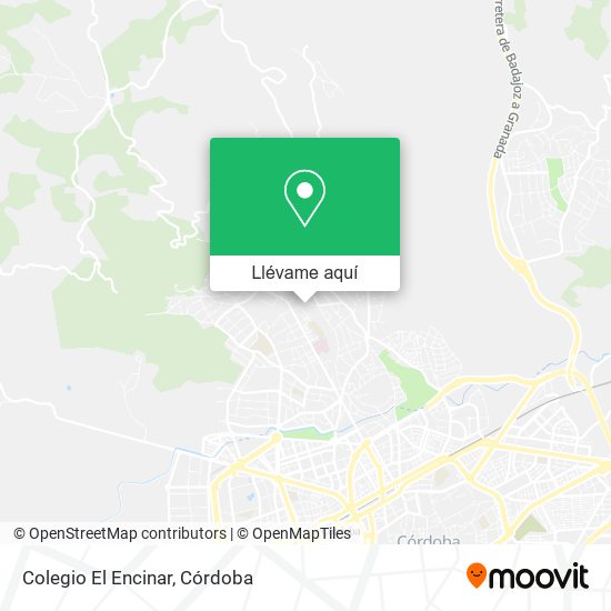 Mapa Colegio El Encinar