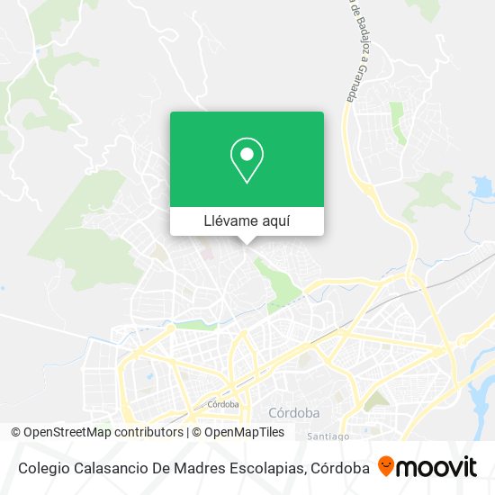 Mapa Colegio Calasancio De Madres Escolapias