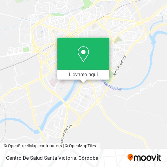 Mapa Centro De Salud Santa Victoria