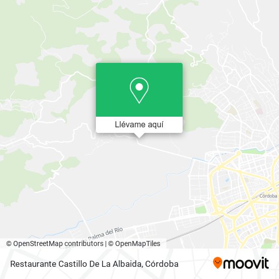 Mapa Restaurante Castillo De La Albaida