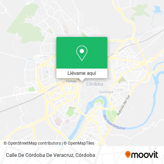 Mapa Calle De Córdoba De Veracruz