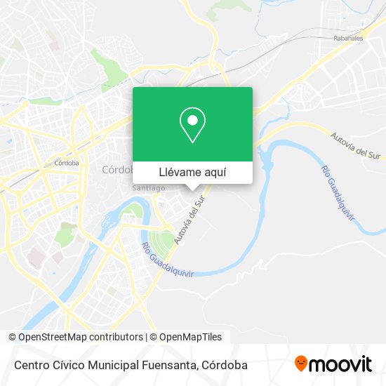 Mapa Centro Cívico Municipal Fuensanta
