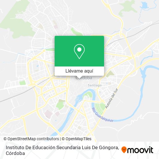 Mapa Instituto De Educación Secundaria Luis De Góngora