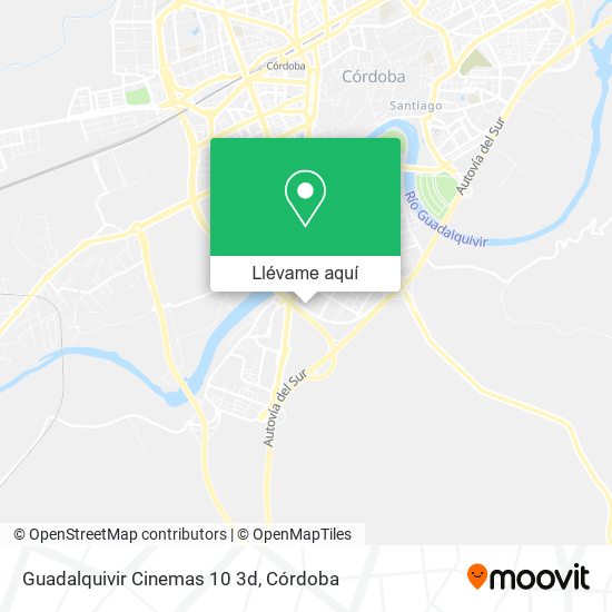 Mapa Guadalquivir Cinemas 10 3d