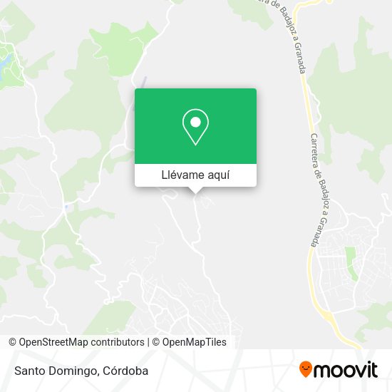 Mapa Santo Domingo Cordoba