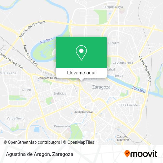 Mapa Agustina de Aragón