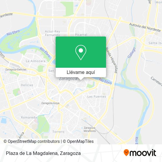 Mapa Plaza de La Magdalena