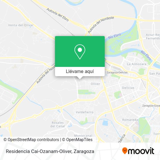 Mapa Residencia Cai-Ozanam-Oliver