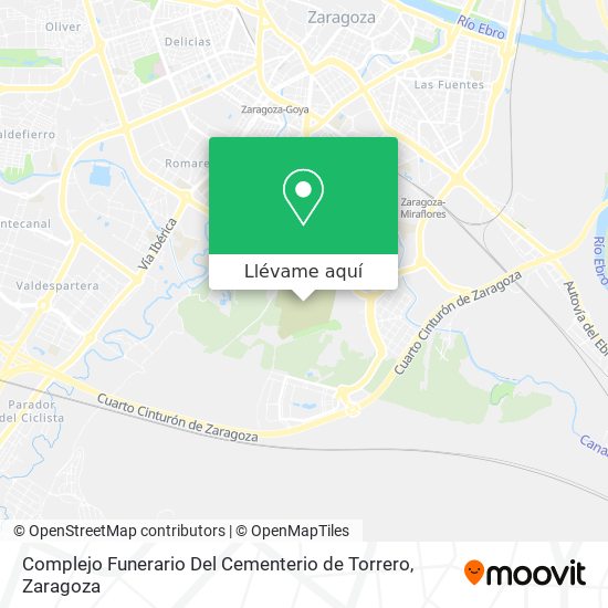 Mapa Complejo Funerario Del Cementerio de Torrero