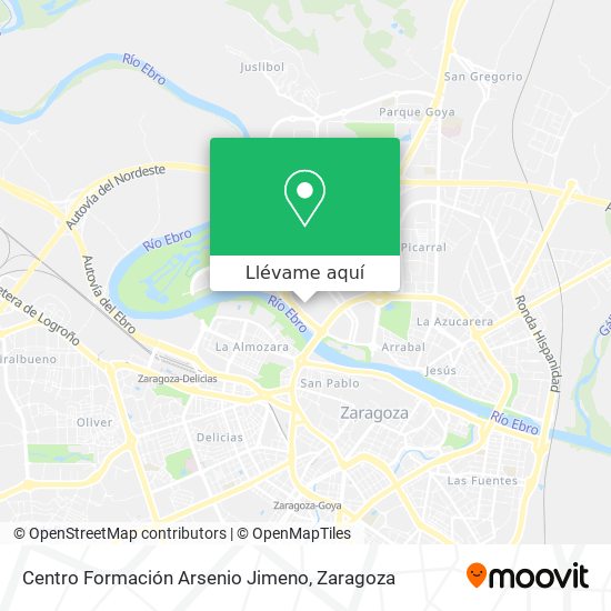 ¿Cómo llegar a Centro Formación Arsenio Jimeno en Zaragoza en Autobús ...