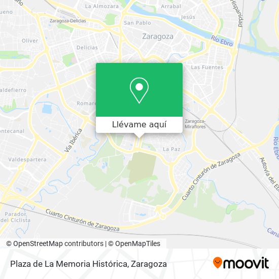 Mapa Plaza de La Memoria Histórica