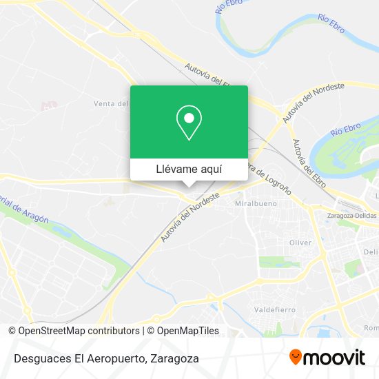 Mapa Desguaces El Aeropuerto