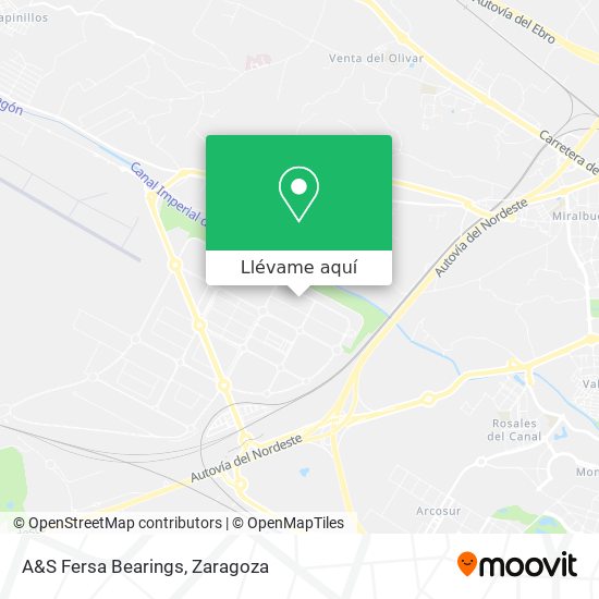 Mapa A&S Fersa Bearings