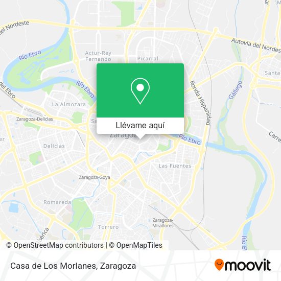 Mapa Casa de Los Morlanes