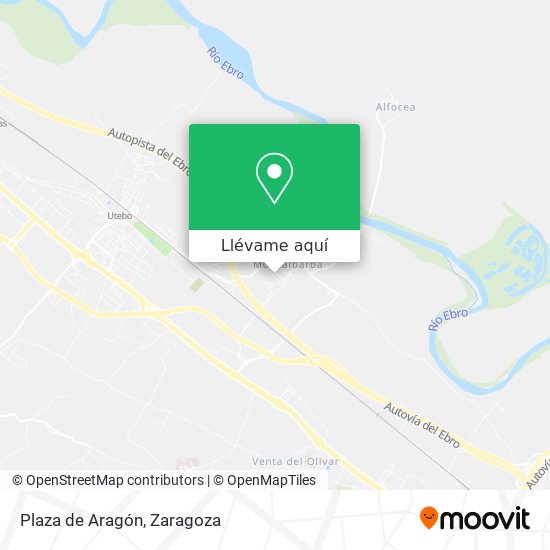 Mapa Plaza de Aragón