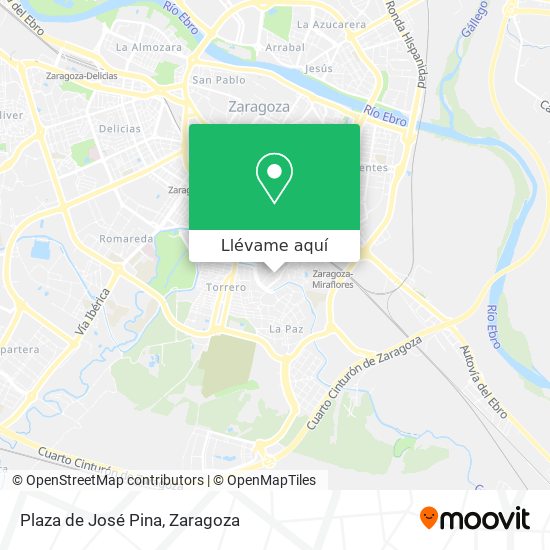 Mapa Plaza de José Pina
