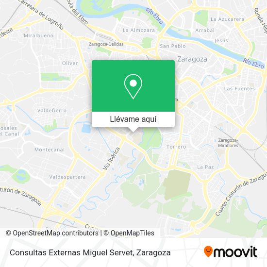Mapa Consultas Externas Miguel Servet