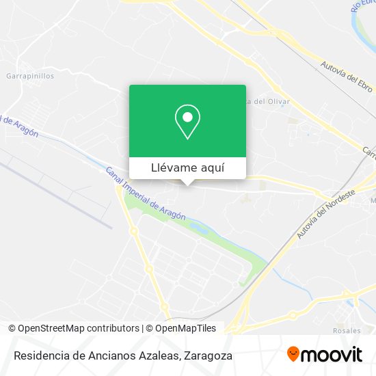 Mapa Residencia de Ancianos Azaleas