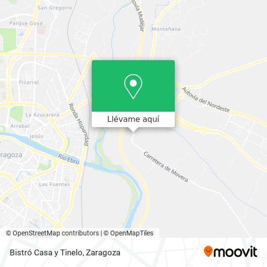 Mapa Bistró Casa y Tinelo