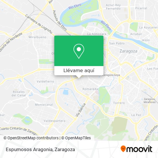 Mapa Espumosos Aragonia